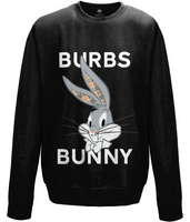 Burbs Bunny Black Sweat