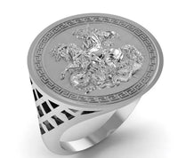 Sterling Silver Sovereign Ring